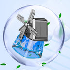 Sumoravibe - Deodorante per auto con aromaterapia rotante a energia solare Windmill