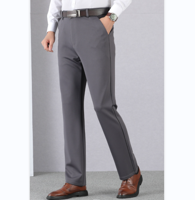 Sumoravibe - (Acquistando due, si ottiene la spedizione gratuita) Pantaloni da abito classici da uomo ad alta elasticità
