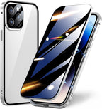 Sumoravibe - 2 in 1 Custodia per telefono con pellicola privacy per iPhone