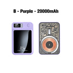 Sumoravibe - 22,5 Watt Ultra Sottile Carica Rapida 20000mAh Power Bank Mobile