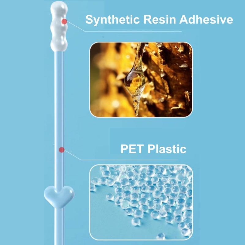 Sumoravibe - Bastoncini adesivi delicati per la pulizia delle orecchie